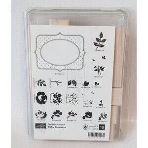 18 Vintage Rubber Stamps Baby Blossoms Two Step Stampin Up